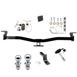 Reese Trailer Tow Hitch For 05-10 Scion Tc All Models Deluxe Package Wiring 2" and 1-7/8" Ball and Lock