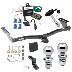 Reese Trailer Tow Hitch For 05-10 Scion Tc All Models Deluxe Package Wiring 2" and 1-7/8" Ball and Lock