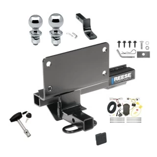 Reese Trailer Tow Hitch For 07-08 INFINITI G35 09-13 G37 Deluxe Package Wiring 2" and 1-7/8" Ball and Lock