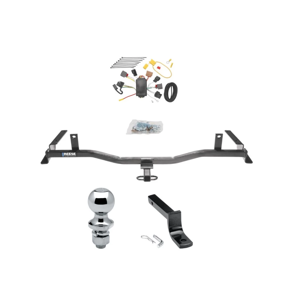 Reese Trailer Tow Hitch For 09-13 Mazda 6 All Models Complete Package w/ Wiring Draw Bar and 1-7/8" Ball