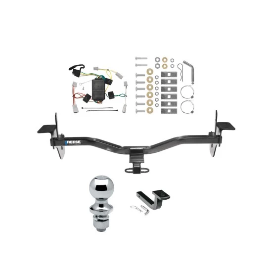 Reese Trailer Tow Hitch For 10-13 Mazda 3 Sedan w/o LED Taillights Trailer Hitch Tow Receiver W/ Wiring 1-7/8" Ball & Draw Bar Kit