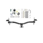 Reese Trailer Tow Hitch For 10-13 Mazda 3 Sedan w/ LED Taillights Trailer Hitch Tow Receiver w/ Wiring Harness Kit