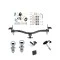 Reese Trailer Tow Hitch For 10-13 Mazda 3 Sedan w/ LED Taillights Deluxe Package Wiring 2" and 1-7/8" Ball and Lock