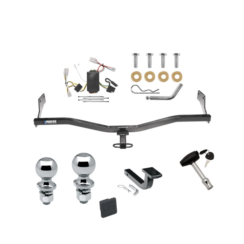 Reese Trailer Tow Hitch For 09-12 Hyundai Elantra Touring All Models Deluxe Package Wiring 2" and 1-7/8" Ball and Lock