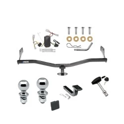 Reese Trailer Tow Hitch For 09-12 Hyundai Elantra Touring All Models Deluxe Package Wiring 2" and 1-7/8" Ball and Lock