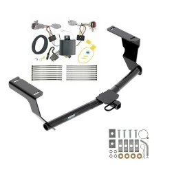 Trailer Hitch w/ Wiring For 17-23 Subaru Impreza 5 Dr. Wagon single exhaust Class I 1-1/4" Tow Receiver Reese Tekonsha