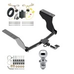 Reese Trailer Tow Hitch For 17-23 Subaru Impreza 4 Dr. Sedan Complete Package w/ Wiring Draw Bar and 1-7/8" Ball