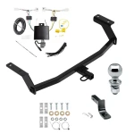 Reese Trailer Tow Hitch For 19-26 Mazda 3 Hatchback Complete Package w/ Wiring Draw Bar and 2" Ball