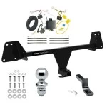 Reese Trailer Tow Hitch For 19-24 Toyota Corolla Hatchback Complete Package w/ Wiring Draw Bar and 1-7/8" Ball
