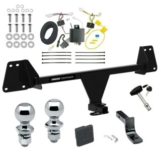 Reese Trailer Tow Hitch For 19-24 Toyota Corolla Hatchback Deluxe Package Wiring 2" and 1-7/8" Ball and Lock