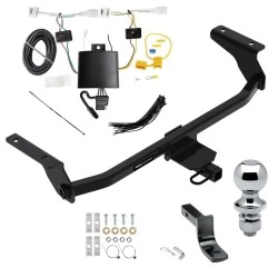 Reese Trailer Tow Hitch For 20-24 Mazda CX-30 Complete Package w/ Wiring Draw Bar and 1-7/8" Ball