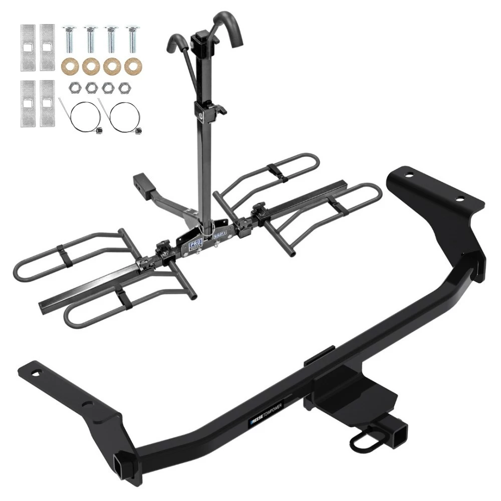 Reese Trailer Tow Hitch For 20-23 Mazda CX-30 1-1/4" Receiver Platform Style 2 Bike Rack Reese Trailer Tow Hitch For 20-23 Mazda CX-30 1-1/4" Receiver Platform Style 2 Bike Rack