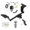 Reese Trailer Tow Hitch For 19-24 KIA Forte (Excluding GT) Complete Package w/ Wiring Draw Bar and 2" Ball