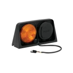 Wesbar Dual Left and Right Agricultural Tail Light Kit Red Amber with 3-Wire Plug