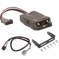 Trailer Brake Control for 11-25 Dodge Durango Jeep Grand Cherokee 21-25 L 2022 WL New Body WK w/ Plug Play Wiring Adapter Reese Brakeman IV Electric Trailer Brakes Module Box Controller