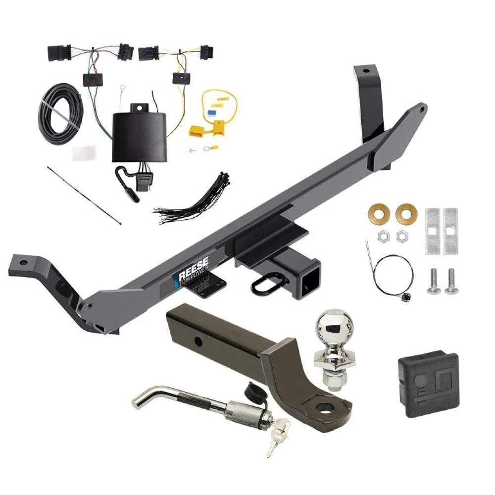 Reese Trailer Tow Hitch For 20-22 BMW X1 w/o LED Taillights Deluxe Package Wiring 2" Ball Mount and Lock