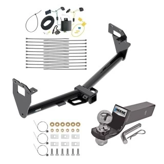 Custom Fit Trailer Hitch Wiring Harness (Plug & Play) 2" Drop Ball-Mount w/ Pin/Clip 2" Chrome Ball Installation Hardware Installation Instructions 84021 85848 21536 Reese Trailer Tow Hitch 15-23 Jeep Renegade Complete Package Wiring and 2& Reese Trailer Tow Hitch For 15-23 Jeep Renegade Complete Package w/ Wiring and 2" Ball