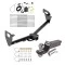 Custom Fit Trailer Hitch Wiring Harness (Plug & Play) 2" Drop Ball-Mount w/ Pin/Clip 2" Chrome Ball Installation Hardware Installation Instructions 84021 85848 21536 Reese Trailer Tow Hitch 15-23 Jeep Renegade Complete Package Wiring and 2& Reese Trailer Tow Hitch For 15-23 Jeep Renegade Complete Package w/ Wiring and 2" Ball