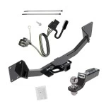 Tow Package For 17-23 GMC Acadia 19-26 Chevrolet Blazer Trailer Hitch w/ Wiring 2" Drop Mount 2" Ball 2" Receiver Reese