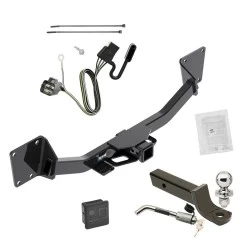 Reese Trailer Tow Hitch For 17-23 GMC Acadia 19-26 Chevrolet Blazer Deluxe Package Wiring 2" Ball Mount and Lock