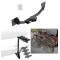 Trailer Hitch w/ 4 Bike Rack For 19-26 Chevy Blazer 17-23 GMC Acadia Approved for Recreational & Offroad Use Carrier for Adult Woman or Child Bicycles Foldable