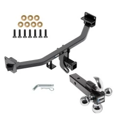 Reese Trailer Tow Hitch Receiver For 17-22 KIA Sportage w/Tri-Ball Triple Ball 1-7/8" 2" 2-5/16"