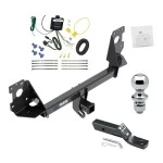 Reese Trailer Tow Hitch For 17-25 Audi Q7 All Models 2" Receiver Complete Package w/ Wiring and 1-7/8" Ball