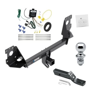 Reese Trailer Tow Hitch For 17-25 Audi Q7 All Models 2" Receiver Complete Package w/ Wiring and 1-7/8" Ball