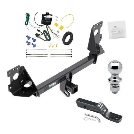 Reese Trailer Tow Hitch For 17-25 Audi Q7 All Models 2" Receiver Complete Package w/ Wiring and 1-7/8" Ball
