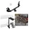 Trailer Hitch w/ 4 Bike Rack For 17-25 Audi Q7 All Styles Approved for Recreational & Offroad Use Carrier for Adult Woman or Child Bicycles Foldable