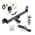 Custom Fit Trailer Hitch Wiring Harness (Plug & Play) 2" Drop Ball-Mount w/ Pin/Clip 1-7/8" Chrome Ball Installation Hardware Installation Instructions 84082 118747 23 63816 Reese Trailer Tow Hitch 16-22 Mercedes-Benz GLC300 Except PO3 Prem Reese Trailer Tow Hitch For 16-22 Mercedes-Benz GLC300 Except PO3 Premium Package 2" Receiver Complete Package w/ Wiring and 1-7/8" Ball