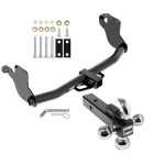 Reese Trailer Tow Hitch Receiver For 11-26 Mitsubishi Outlander Sport RVR w/Tri-Ball Triple Ball 1-7/8" 2" 2-5/16"