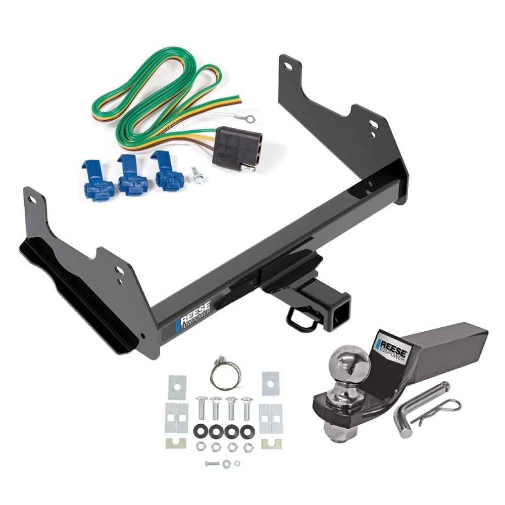 Reese Trailer Tow Hitch For 15-23 Ford F-150 Complete Package w/ Wiring and 2" Ball