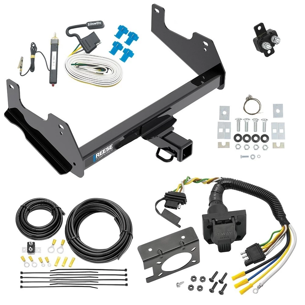 Trailer Hitch w/ 7-Way RV Wiring For 21-23 Ford F-150 Class 4 2" Receiver All Models Reese