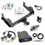 Trailer Hitch Tow Package Prodigy P3 Brake Control For 15-25 Ford F-150 17-25 F-150 Raptor w/ 7-Way RV Wiring 2" Drop Mount 2" Ball Class 4 2" Receiver Reese Tekonsha