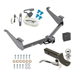 Reese Trailer Tow Hitch For 17-24 Nissan TITAN Exc XD Trims Deluxe Package Wiring 2" Ball Mount and Lock