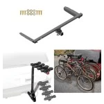 Trailer Hitch w/ 4 Bike Rack For 18-26 Honda Odyssey Approved for Recreational & Offroad Use Carrier for Adult Woman or Child Bicycles Foldable