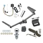 Ultimate Tow Package For 18-24 Honda Odyssey Trailer Hitch w/ Wiring 2" Drop Mount Dual 2" and 1-7/8" Ball Lock Bracket Cover 2" Receiver Reese