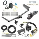 Trailer Hitch Tow Package w/ 7-Way RV Wiring For 18-23 Honda Odyssey w/ 2" Drop Mount 2" Ball Class 3 2" Receiver Reese