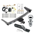 Reese Trailer Tow Hitch For 18-25 Volkswagen Atlas 2" Receiver Complete Package w/ Wiring and 1-7/8" Ball