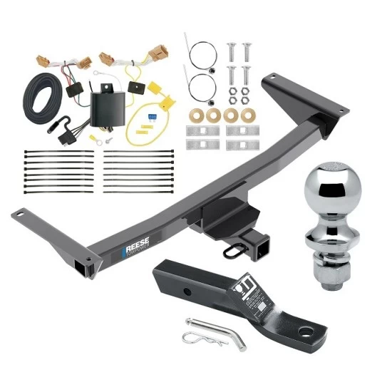 Reese Trailer Tow Hitch For 18-25 Volkswagen Atlas 2" Receiver Complete Package w/ Wiring and 1-7/8" Ball