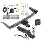 Reese Trailer Tow Hitch For 18-25 Volkswagen Atlas Deluxe Package Wiring 2" Ball Mount and Lock