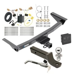 Reese Trailer Tow Hitch For 18-25 Volkswagen Atlas Deluxe Package Wiring 2" Ball Mount and Lock