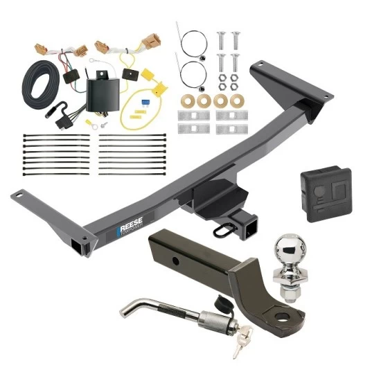 Reese Trailer Tow Hitch For 18-25 Volkswagen Atlas Deluxe Package Wiring 2" Ball Mount and Lock