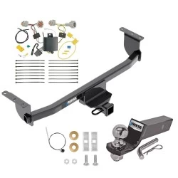 Tow Package For 17-19 Nissan Rogue Sport All Models Trailer Hitch w/ Wiring 2" Drop Mount 2" Ball 2" Receiver Reese