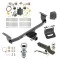 Ultimate Tow Package For 17-19 Nissan Rogue Sport All Models Trailer Hitch w/ Wiring 2" Drop Mount Dual 2" and 1-7/8" Ball Lock Bracket Cover 2" Receiver Reese