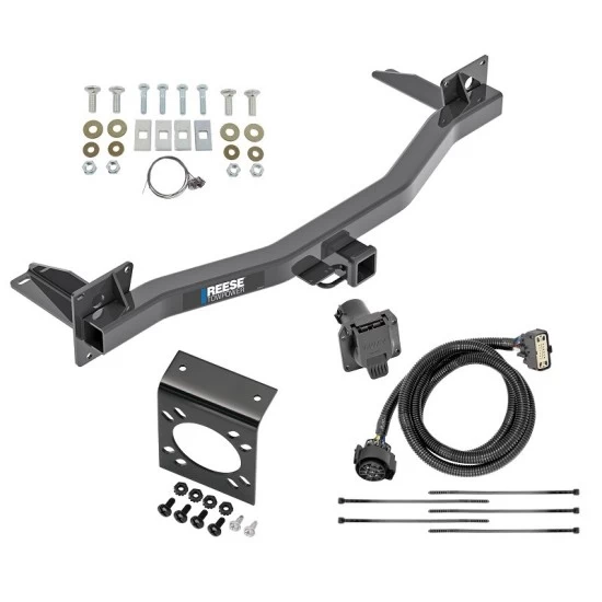 Reese Trailer Tow Hitch w/ 7-Way RV Wiring For 18-23 Chevrolet Traverse 2024 Limited 18-24 Buick Enclave All Models Harness Kit Mounting Bracket 2" Tow Receiver Class 3