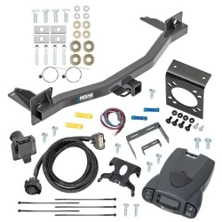 For 18-23 Chevrolet Traverse 2024 Limited 18-24 Buick Enclave All Models Trailer Hitch Tow PKG w/ Tekonsha Prodigy P3 Brake Control + 7-Way RV Wiring By Reese Towpower