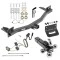 For 2018-2023 Chevrolet Traverse Trailer Hitch Tow PKG w/ 4-Flat Wiring Harness + Triple Ball Ball Mount 1-7/8" & 2" & 2-5/16" Trailer Balls w/ Tow Hook + Pin/Clip + Wiring Bracket By Reese Towpower