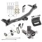 For 2018-2023 Chevrolet Traverse Trailer Hitch Tow PKG w/ 4-Flat Wiring Harness + Adjustable Drop Rise Triple Ball Ball Mount 1-7/8" & 2" & 2-5/16" Trailer Balls + Pin/Clip + Wiring Bracket By Reese Towpower